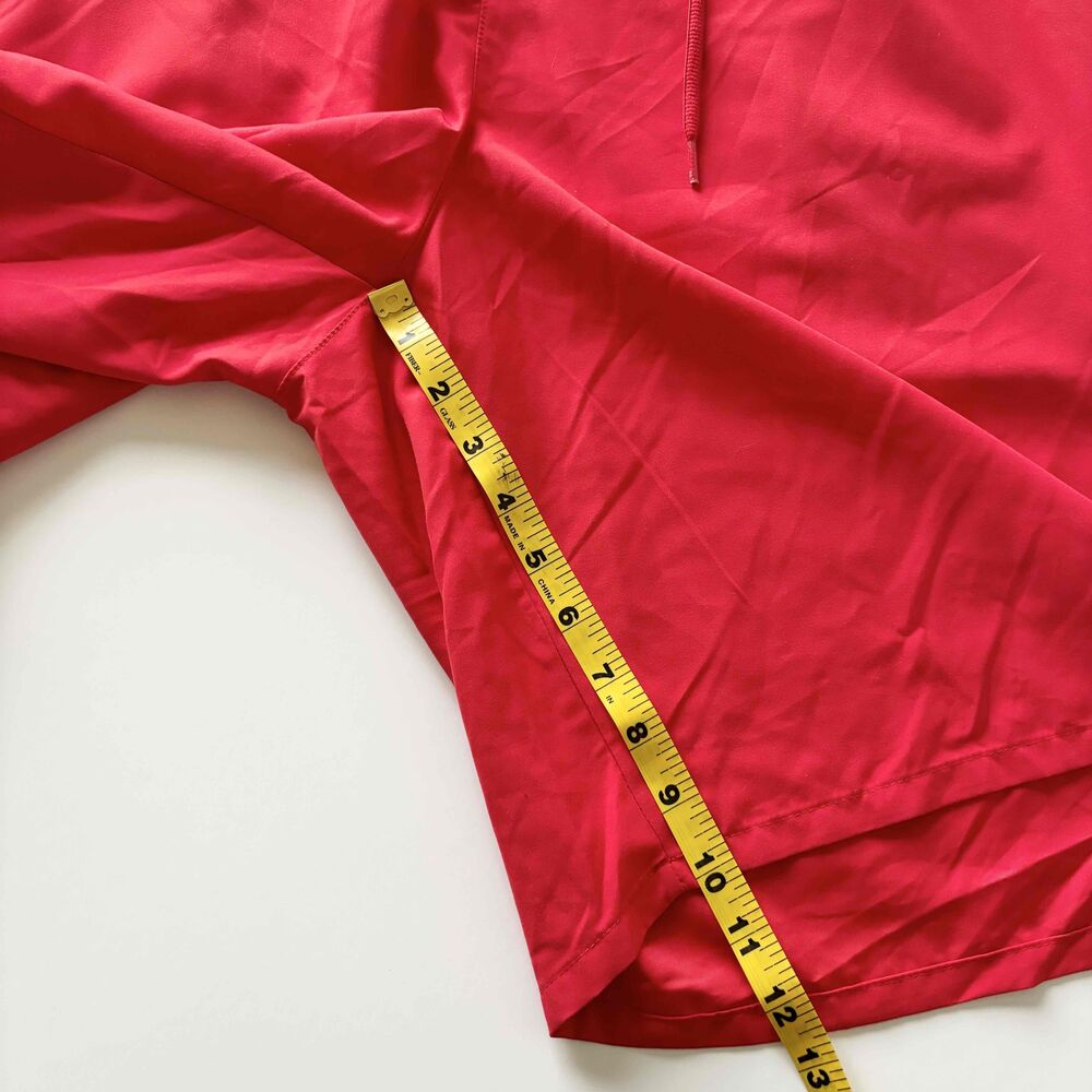 Under Armour Heatgear Mens Red Drawstring Logo Boardshorts Size 38 Summer Casual - Picture 9 of 10